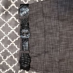 Woman skirt with belt